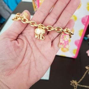 Lilly pulitzer special edition charm bracelet
